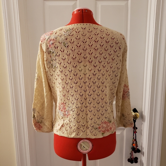 SIGRID OLSEN Embrodered Knitted Sweater - Picture 5 of 7